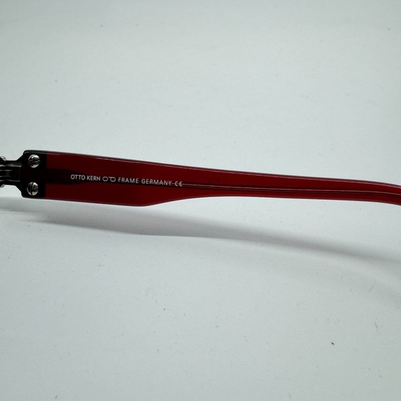 Otto‎ Kern Mod. 9811 619 52 16 Red Oval Sunglasses Frames Oval H9547 main image 4
